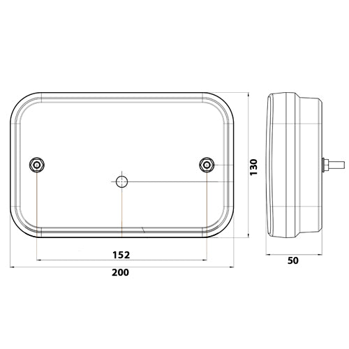 Fristom LED Rear Combination Light LH