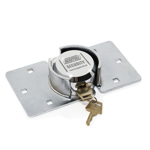 MP908 Van Door Lock Complete with Chrome Hasp & Fixing Bolts