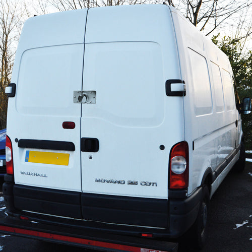 MP908 Van Door Lock Complete with Chrome Hasp & Fixing Bolts