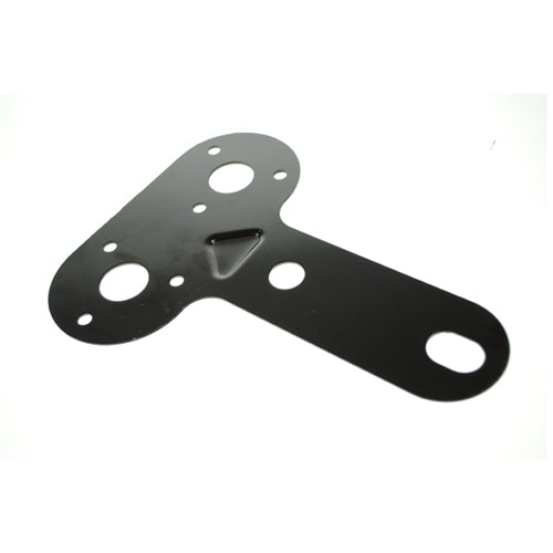 Double Socket Mounting Plate (1.7mm Coated Steel)