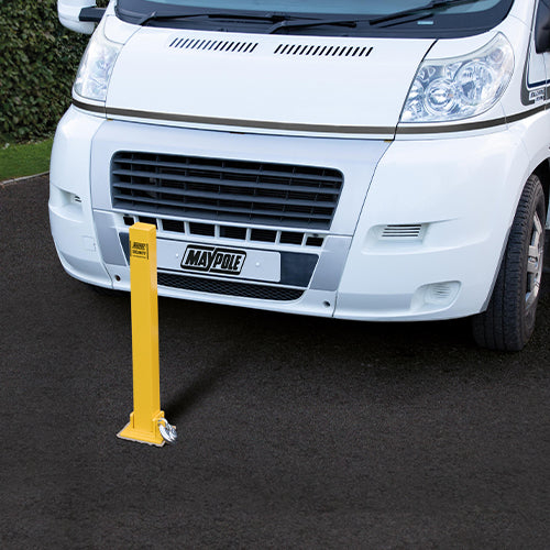 MP9739 Fold Down Security Post Set In Concrete