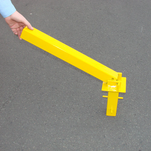 MP9739 Fold Down Security Post Set In Concrete