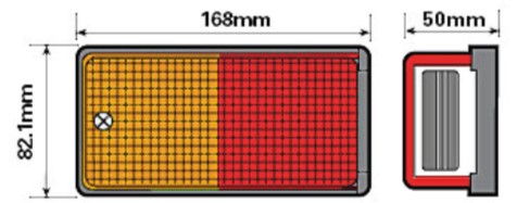 Rear combination lamps (4 function) - MP10B