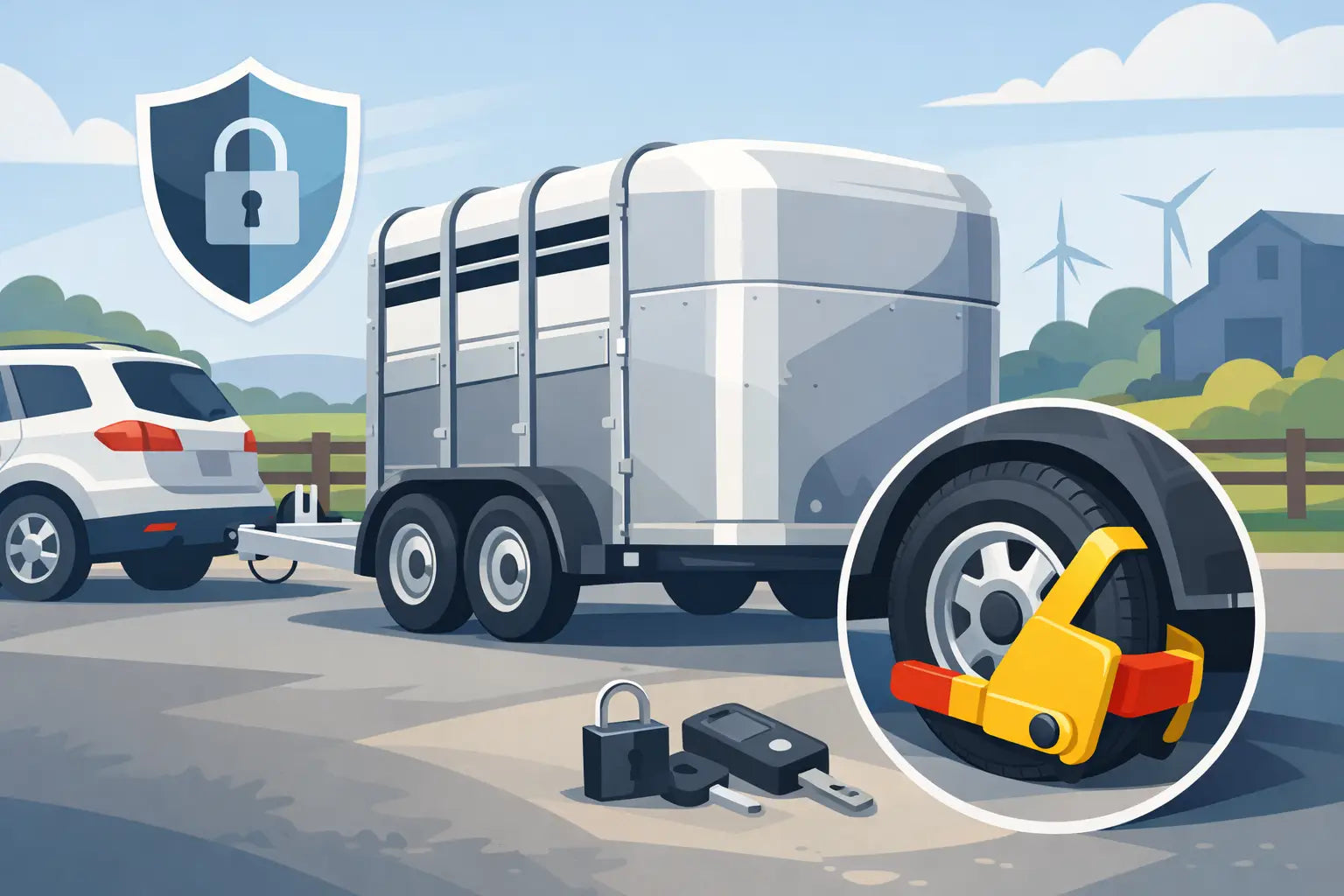 Best Trailer Wheel Clamps for Proper Security