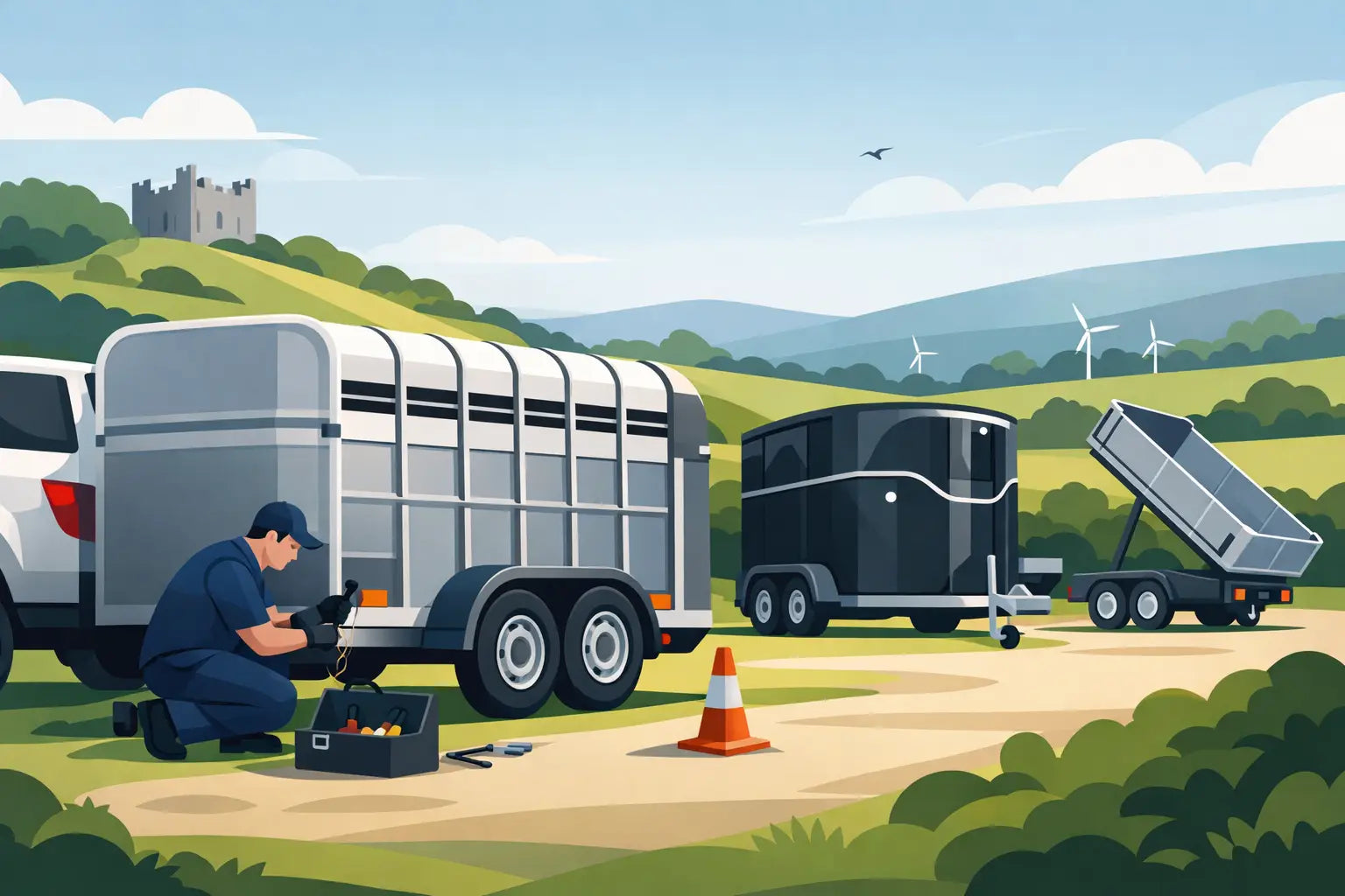 Trailer Servicing Carmarthenshire Done Properly
