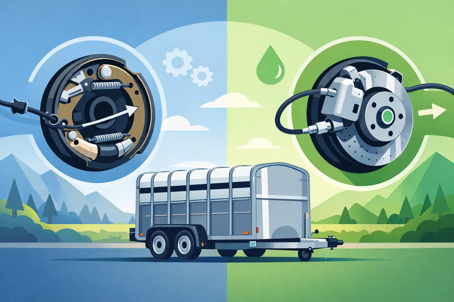 Mechanical vs Hydraulic Trailer Brakes Compared