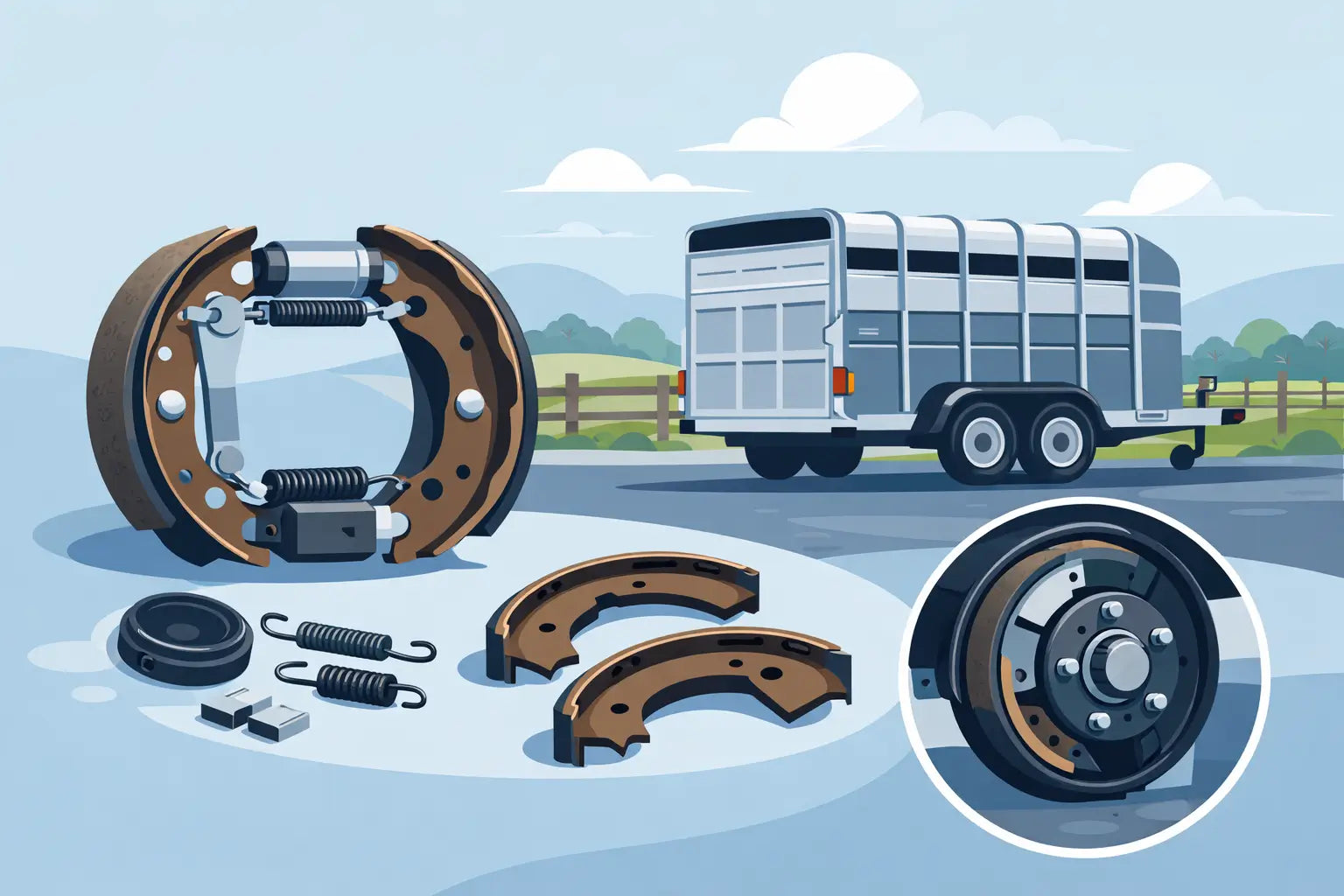 Ifor Williams Brake Shoes Explained