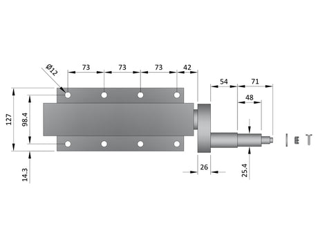 Pair Of 750kg Suspension Unit Without Hubs