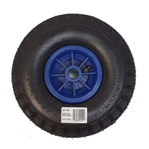 MP229 260mm Pneumatic Rubber / Plastic Wheel For Jockey Wheels