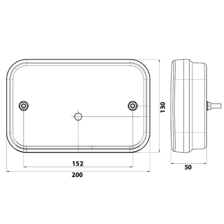 Fristom LED Rear Combination Light LH
