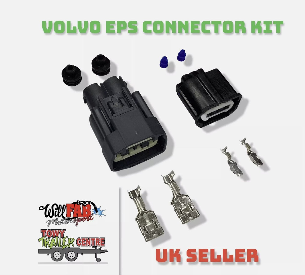 Volvo Electric Power Steering Pump Electrical Connector Kit Eps